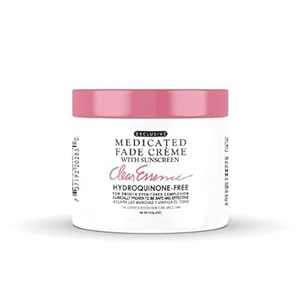 Creme Clareador Clear Essence Exclusive com Protetor Solar – Creme Clareador para Manchas Escuras – Creme de Beleza para uma Pele Radiante – Cuidados com a Pele (120 ml)