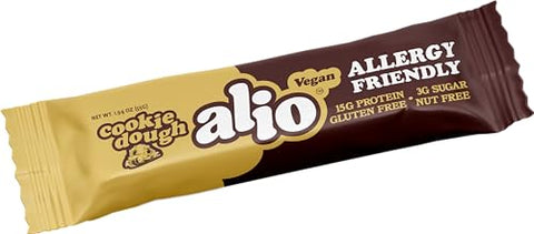 Live Alio - Alio: Barra de Proteína sem os 9 Principais Alérgenos | Alta Proteína | Sem Nozes | Baixa Caloria | Vegana | Sem Glúten | Não-OGM | Kosher | Baseada em Plantas | Sabor Incrível! 12 Barras em uma Embalagem