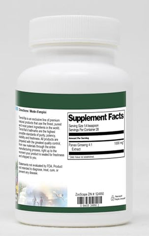 Terravita - Panax Ginseng Extrato em Pó 4:1 (30g) – 2 Pacotes