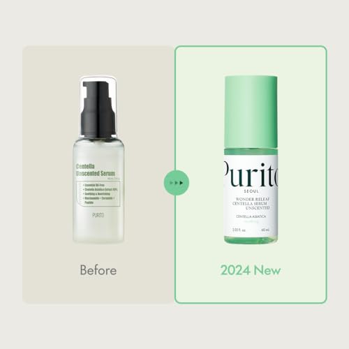 Centella Serum Coreano Centella, Todos os Tipos de Pele, Ampola, Calmante, Facial, Vegano – 30ml - PURITO