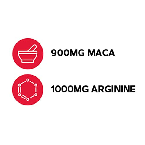 Maca Man – Cápsulas Vegetarianas de Maca e Arginina para Melhorar o Fluxo Sanguíneo – 60 Unidades - GNC