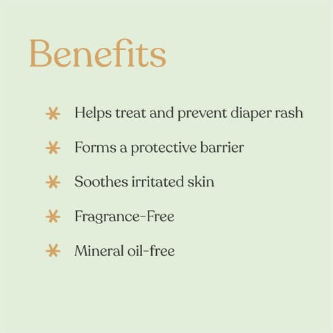 ELLAOLA - Creme Orgânico para Assaduras de Fralda de Bebê com Pele Sensível – Pomada de Óxido de Zinco 14% Alivia Irritação, Protege contra Assaduras e Inflamação, Sem Fragrância | 30g