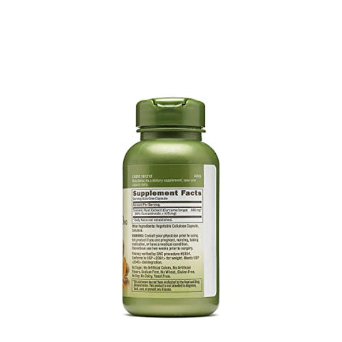 Herbal Plus – Cúrcuma Curcumina 500mg 100 cápsulas | Compre Agora! - GNC