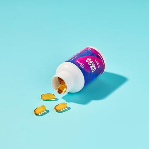 MegaMarine Ômega 3 – Suplemento de EPA DHA Específico para o Intestino – Apoio à Saúde Intestinal – Reforça o Sistema Imunológico - Microbiome Labs