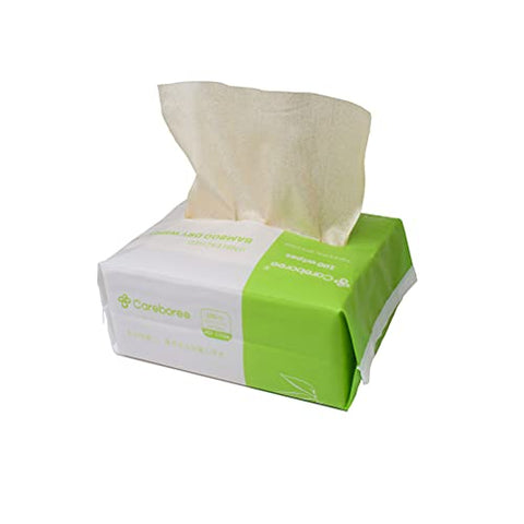 careboree - 400 Unidades de Lenços de Algodão Multiuso Careboree Não Branqueados para Bebês, Tamanho Pequeno, Sem Perfume