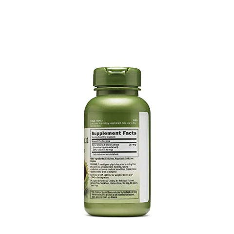 Castanha da Índia 300mg 100 cápsulas – Extrato Herbal Plus GNC - GNC