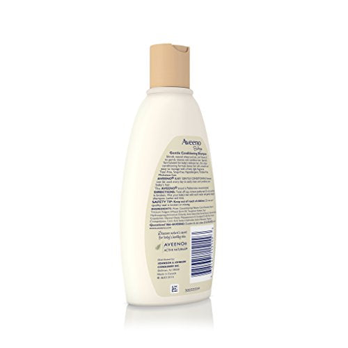 Aveeno Baby - Aveeno Shampoo Suave para Bebês, Condicionador, 12 Ounce (Pack de 2) – Cabelos Macios e Saudáveis