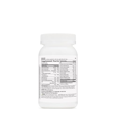 Fórmula Multivitamínica Pré-Natal para Mulheres com Ferro | Suporta a Gravidez e o Desenvolvimento Saudável do Bebê | Nutrientes Essenciais Ácido Fólico, Zinco, Cálcio e Vitaminas B | 120 Comprimidos - GNC