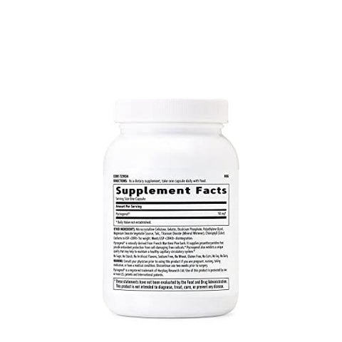 Pycnogenol 50mg, 120 Cápsulas, Saúde Circulatória Mantida - GNC
