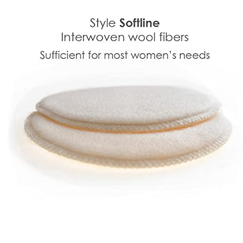 LANACare - Almofadas de Amamentação em Lã Merino, Estilo Softline, Espessura Regular, Tamanho Mini – 3 pol. de diâmetro