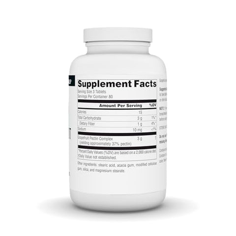 Pectina de Toranja, Fibra Solúvel – 1000 mg Suplemento Alimentar – 240 Comprimidos - Source Naturals