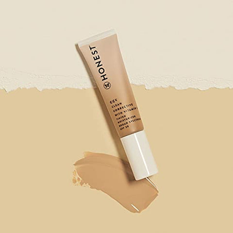 CCC Clean Corrective com Vitamina C Hidratante com Cor | FPS 30 Mineral | Vegano Cruelty Free | Terra Light, 30 ml - Honest Beauty