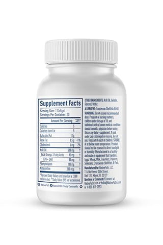 Óleo de Krill Antártico NativePath – Ômega-3 de Krill Selvagem com EPA e DHA – Suprimento de 90 Dias – Suporte para Articulações, Coração, Cérebro e Imunidade – Fórmula Pura, Sem