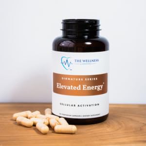 Suplemento Energético Elevado | 120 Cápsulas 2 Meses | Estimulante Natural com Extratos de Ervas | Vegano, Não-OGM, Sem Glúten - The Wellness Company