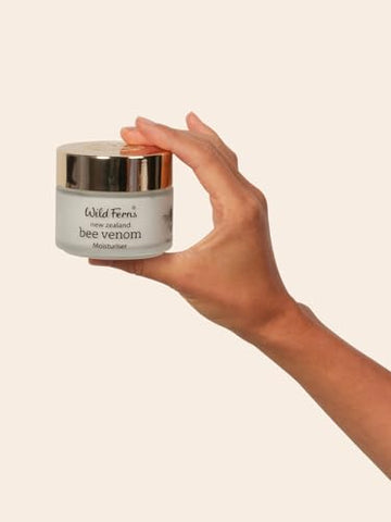 Bee Venom Moisturiser com Mel Manuka 80, 99% Natural, 100g - Wild Ferns