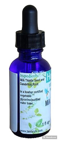 Taxonyx - Milk Thistle/Dandelion for Birds – Herbal Bird RX (30 ml) | Tratamento Herbal para Aves – Marca Herbal Bird RX