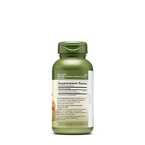 Herbal Plus Extrato de Boswellia 450mg | Suporte para Articulações | 100 Comprimidos - GNC