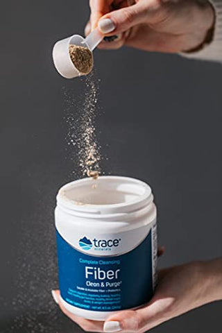 Fibra de Limpeza Completa | Suporte à Digestão, Saúde do Coração e Gerenciamento de Peso | Livre de Glúten e Certificado Vegano | Maçã, Farelo de Aveia | 250g - Trace Minerals