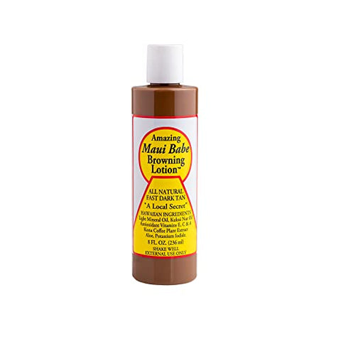 Nautical Crush Trading - Maui Babe – Loção Bronzeadora Antes e Depois 2 Unidades – Loção Bronzeadora para Uso Externo 240ml
