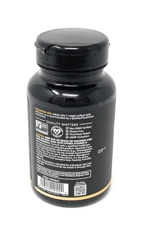 Vitamina D3 K2 Sports Research com 5000 UI de D3 à base de plantas – Marca em destaque