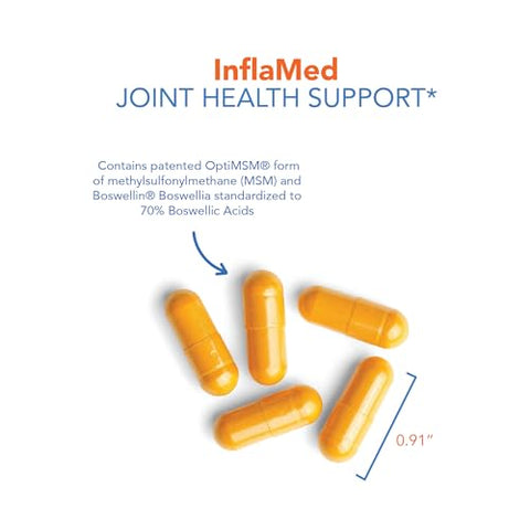 InflaMed: Suplemento para Saúde das Articulações – Suporte para Homens – 60 cápsulas – 500mg - Allergy Research Group