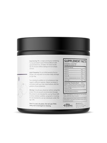 Real Science Nutrition - Immune Boost Plus | Fórmula Natural para Fortalecer a Imunidade, Saúde e Bem-Estar do Sistema Imunológico, Mais Poderoso que Sabugueiro, Zinco, Equinácea – em Pó de Ação Rápida