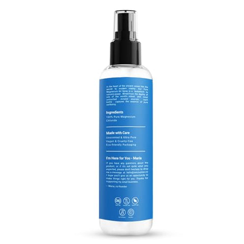 Zen Routine - Spray de Óleo de Magnésio Orgânico Puro | Absorção Rápida | Promove um Sono Tranquilo