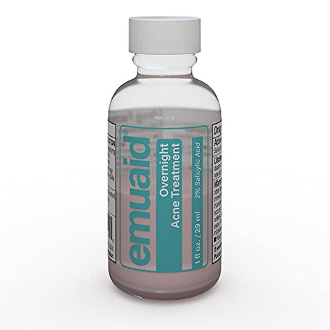 emuaid - EMUAID Tratamento Noturno para Acne 30ml para marcas persistentes, cravos, acne cística e rosácea