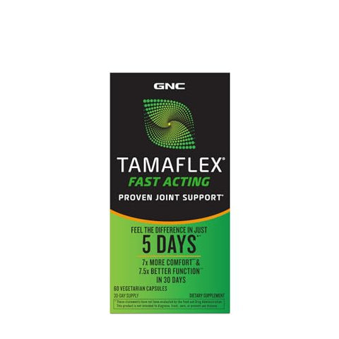 TamaFlex Rápida Ação, 60 Cápsulas Vegetarianas, Suporte para Articulações - GNC