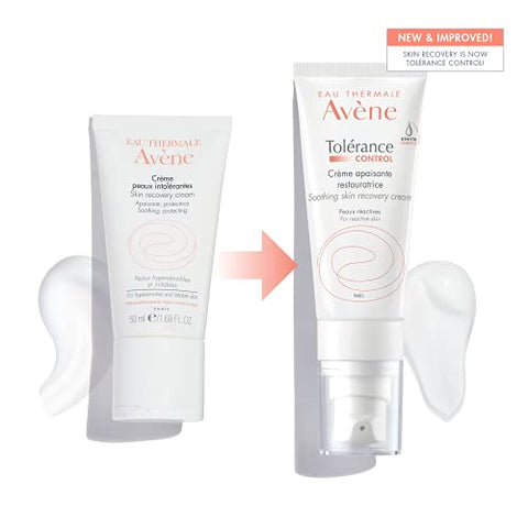Eau Thermale Avene – Creme Calmante Tolerance Control para Recuperação da Pele Sensível (anteriormente Creme Recuperador) Novo – 50ml