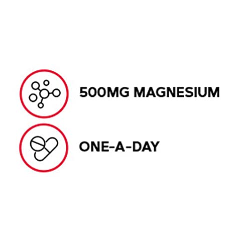 Magnésio 500mg, 120 Cápsulas, Suporta Absorção de Cálcio e Fortalece Dentes e Ossos - GNC