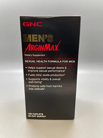 Arginmax Masculino, Fórmula para Saúde Sexual – 180 Cápsulas - GNC