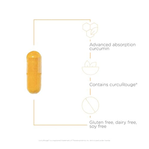 Curalieve – Suplemento Dietético com Curcumina Bioativa – Suporte aos Caminhos Antioxidantes – 60 cápsulas - Integrative Therapeutics