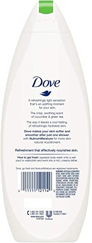 Sabonete Líquido Corporal 325ml Go Fresh Pepino - Dove