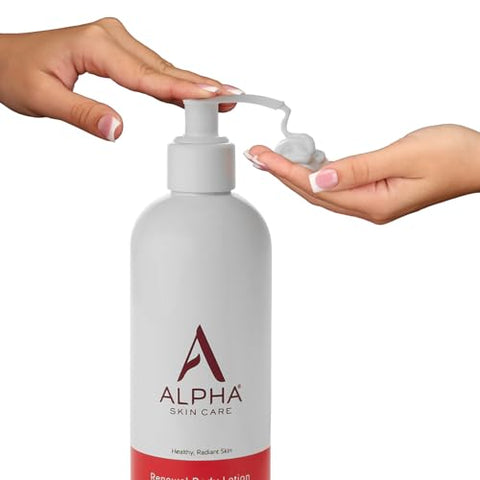 Skin Care Loção Corporal Revitalizante com 12% de AHA Glicólico, Hidratante Diário Multiuso Simples e Eficaz, Hidrata e Esfolia com Anti-Envelhecimento, 12 ml (Pacote com 2) - Alpha