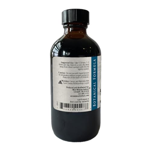 Extrato Sólido de Raiz de Alcaçuz – 120 ml – Extrato Líquido 4:1 Extra Forte – Livre de Álcool – Suporta a Digestão Saudável - Wise Woman Herbals