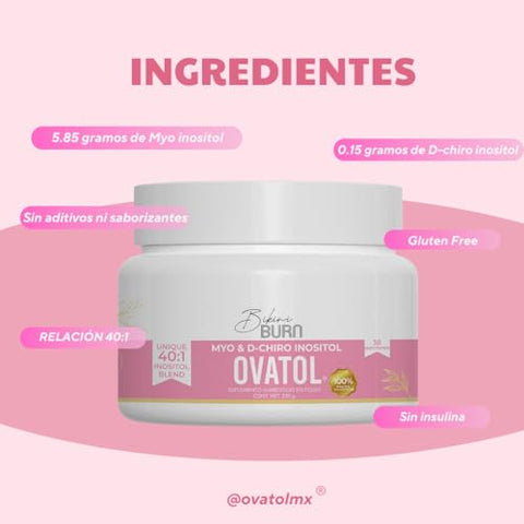 Bikini Burn - Ovatol® | Mix Ótimo Inositol Myo | 60g