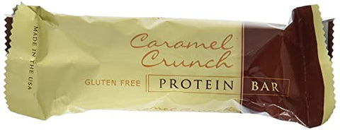 UNOSEKS - Barras de Caramelo Crocante HealthyWise – Alto teor de proteína, baixa caloria, baixo teor de gordura, baixo colesterol, sem aspartame, vegetariano – Embalagem com 2 unidades, 15g de proteína, 7 porções por caixa