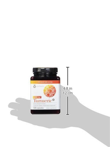 Cápsulas de Fórmula Extra Forte de Cúrcuma 1.000 mg por Dia, 120 Unidades (Pacote com 2) – Turmeric - Youtheory