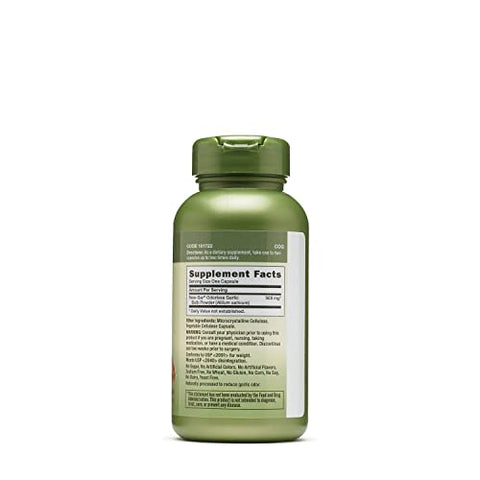 Alho sem odor 500 Mg 100 Cápsulas – Comprimidos de alho sem odor GNC de alta qualidade - GNC