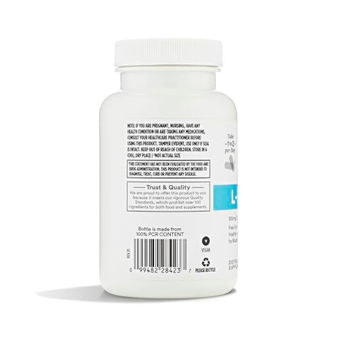 365 by Whole Foods Market, L-Carnitina 500mg Livre de Forma, Vegano, 60 Comprimidos
