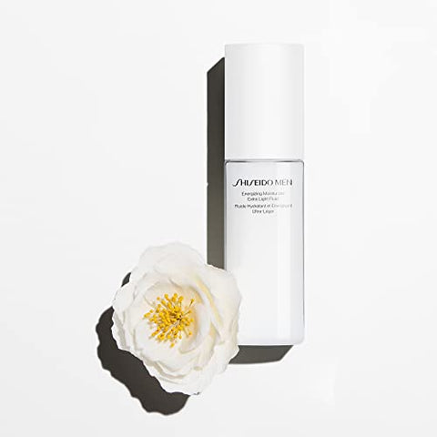 Shiseido Men Energizing Moisturizer Extra Light Fluid 100 mL – Reduz a aparência de linhas finas e opacidade