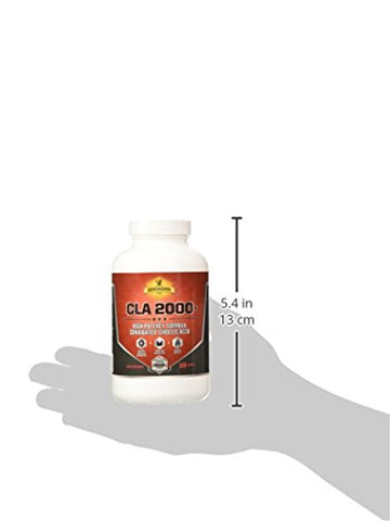Vitamorph - CLA 3000 – Óleo de Cártamo CLA para Metabolismo e Gerenciamento de Perda de Peso, Ácido Linoleico Conjugado de Máxima Potência, Livre de Estimulantes e Não-OGM, 180 Softgels de Cártamo CLA