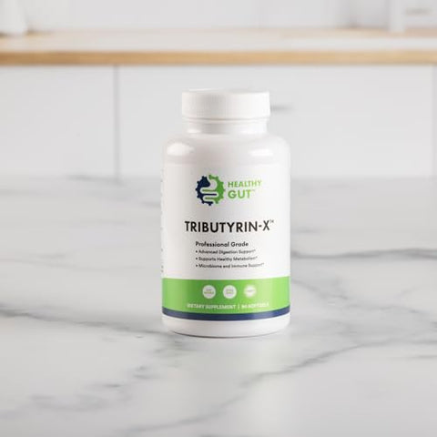 Healthy Gut,LLC - Tributirina-X para um Intestino Saudável | Suporte para Histamina e Intestino Permeável | 99% Puro s/ Odor | 90 Porções