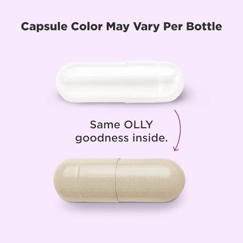 Happy Hoo-Ha Cápsulas, Probiótico para Mulheres, Saúde Vaginal e Equilíbrio do pH, 10 Bilhões de UFC, Sem Glúten – 25 Unidades (Embalagem Pode Variar) - OLLY