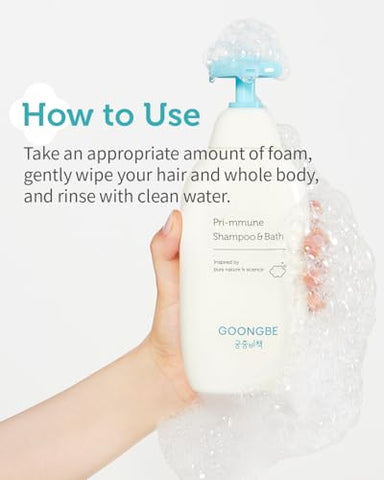 GOONGBE - Shampoo Pri-mmune: Fortaleça seu cabelo com a fórmula imunizante de alta performance | 250ml