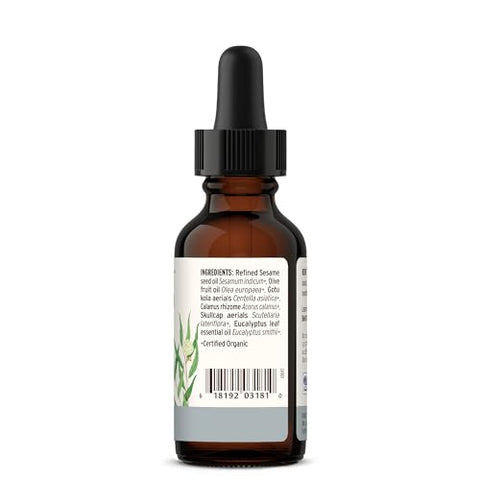 Banyan Botanicals - Óleo Nasya Botânico Banyan – Gotas Nasais Orgânicas para Respiração Clara – Limpeza Nasal Ayurvédica e Hidratante Nasal – 30ml – Certificado Orgânico, Não GMO