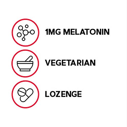 Melatonina Pastilhas 1 mg – Cereja – 120 Pastilhas Vegetarianas (120 Porções) - GNC