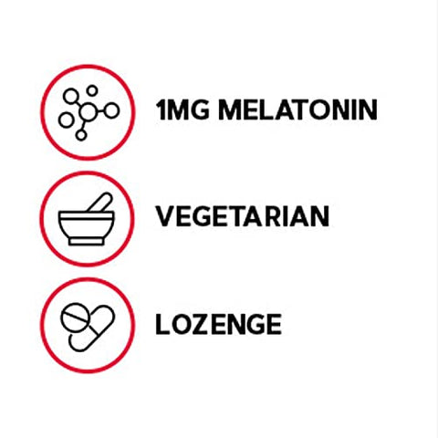Melatonina Pastilhas 1 mg – Cereja – 60 Pastilhas Vegetarianas - GNC