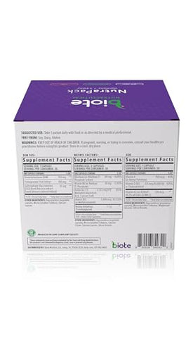 Nutraceuticals – NutraPack – Suporte Vitalidade Equilíbrio Hormonal (Pacotes Diários 30 Dias) - bioTE